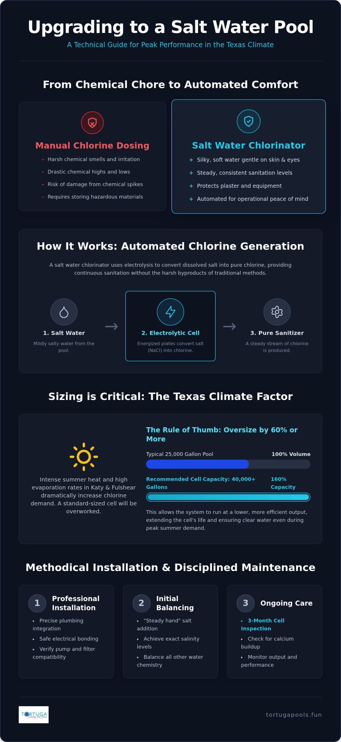 Salt Water Chlorinator Installation Guide for Katy
