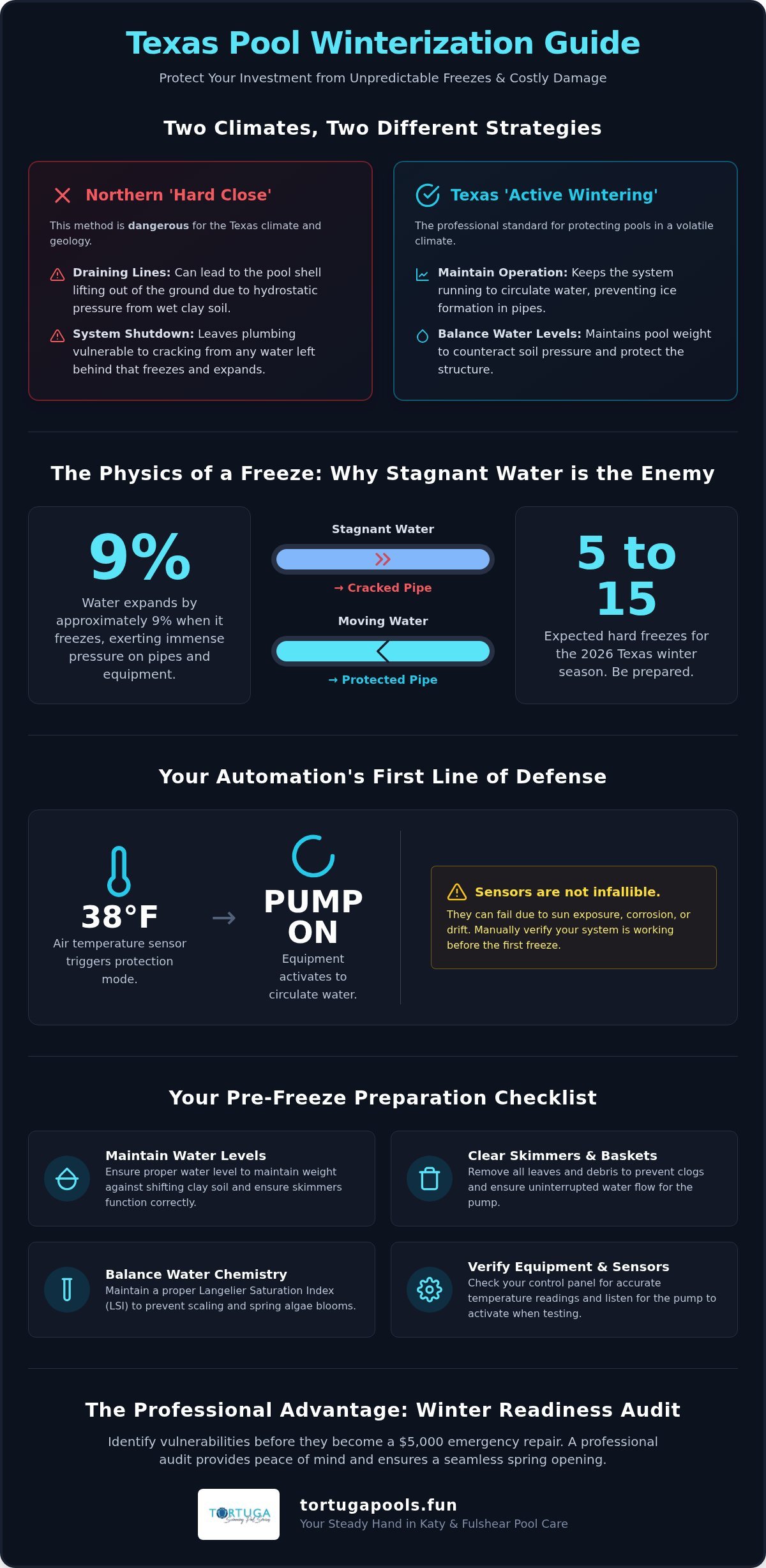 Texas Pool Winterization: Methodical Guide for 2026
