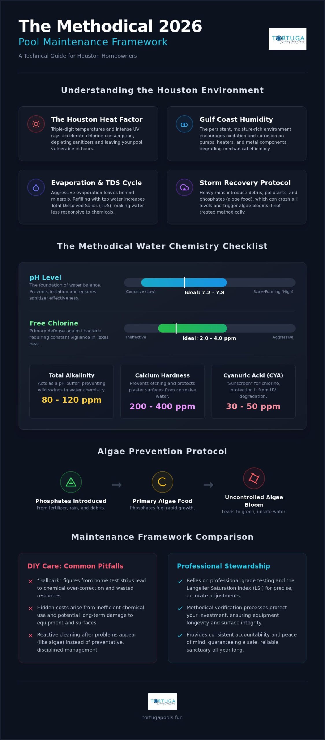 The Methodical Backyard Pool Maintenance Checklist for Houston Homeowners